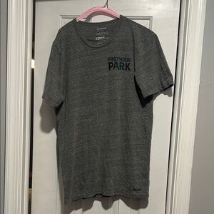 L.L. Bean Dark Gray 'Find Your Park' Short Sleeve Tee